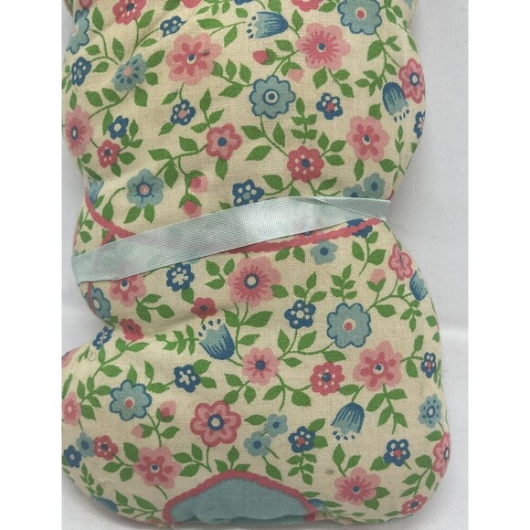 Vintage Fabric Bear pillow home made from pattern Plush Stuffed Animal Toy 7” - Picture 4 of 10